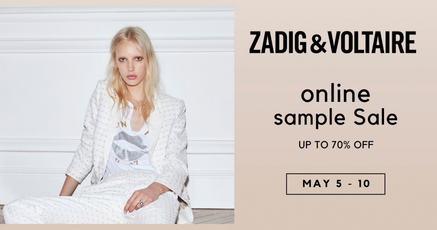 Zadig and Voltaire Online Sample Sale