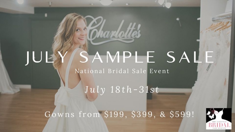 Charlotte's Weddings July Virtual Sample Sale